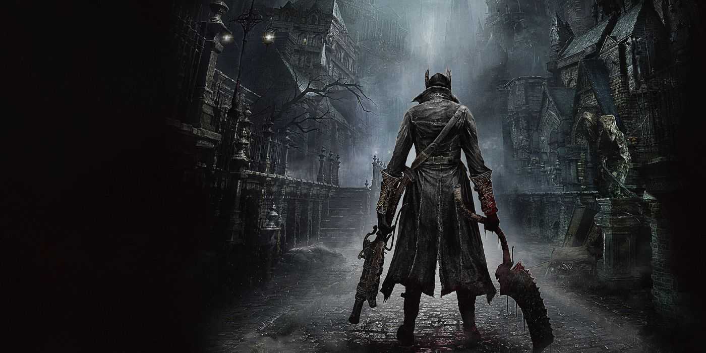 The Protagonist in promo art for Bloodborne.
