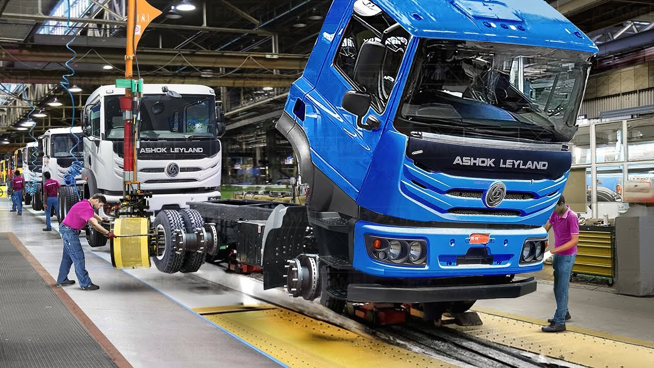 How India Builds Its Massive Trucks Inside Giant Factory Production Line