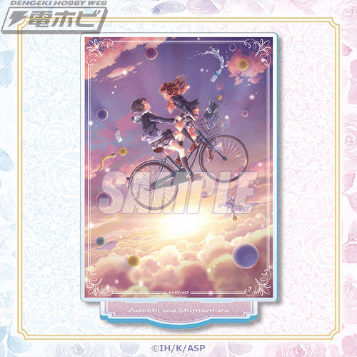 TVアニメ『安達としまむら』からウエディングドレス姿の2人を新規に描き