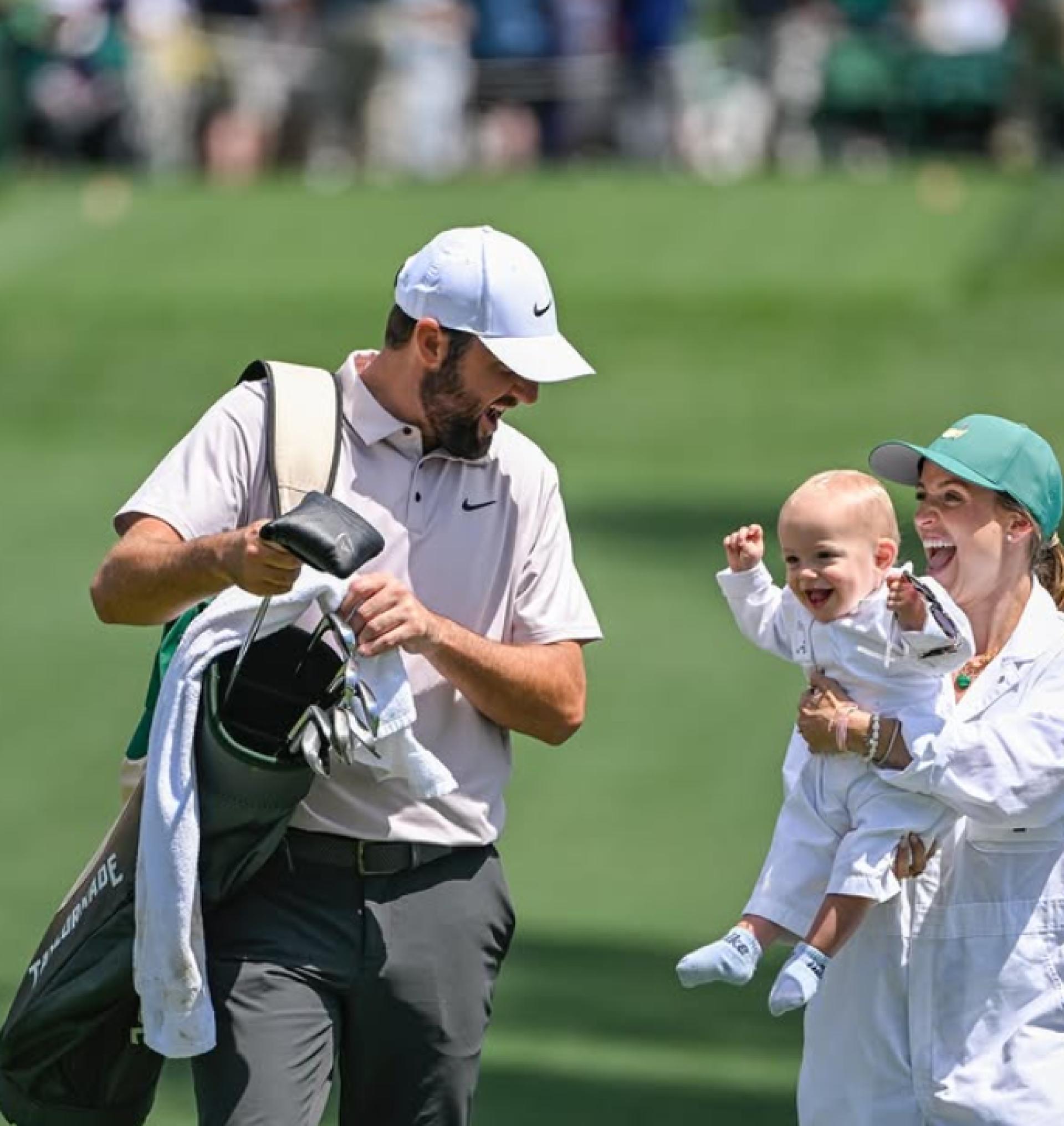 Why Scottie Scheffler always looks for his wife after a win