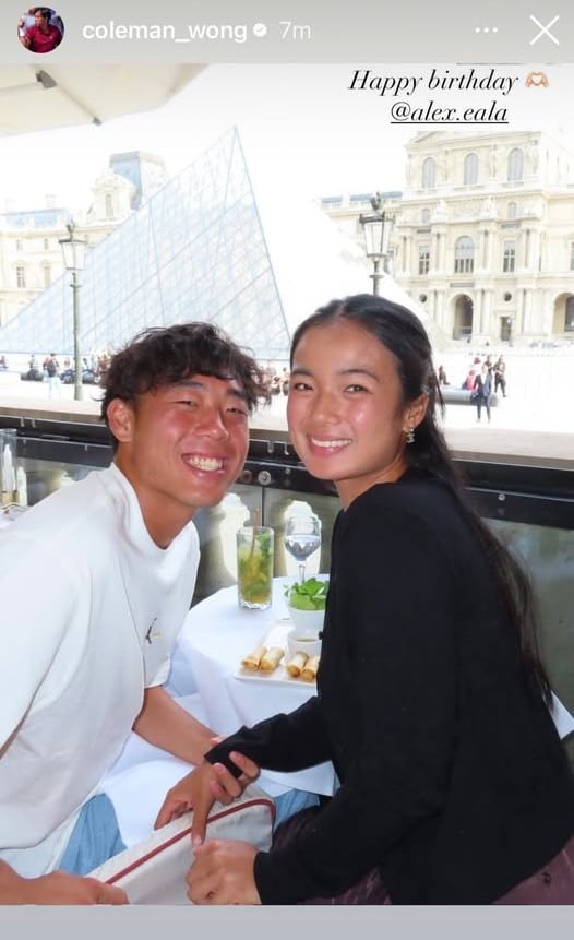 Alex Eala's birthday photo with Coleman Wong sparks dating rumors