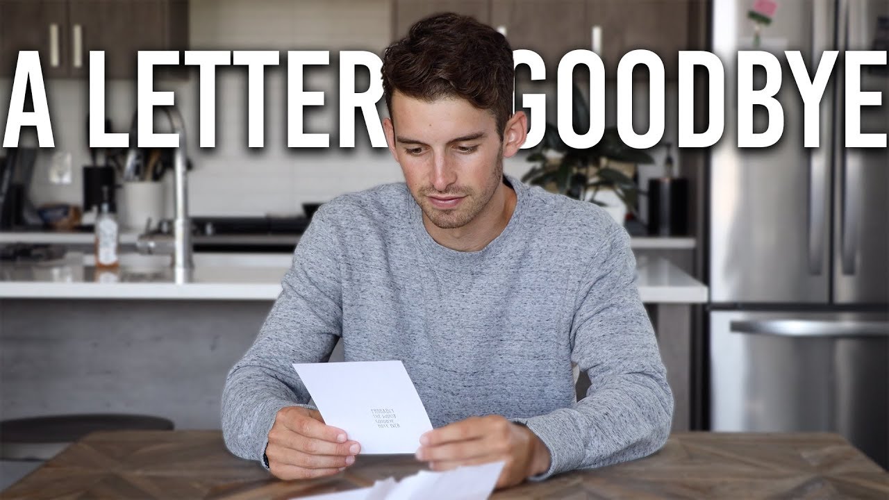 What her goodbye letter meant to me later