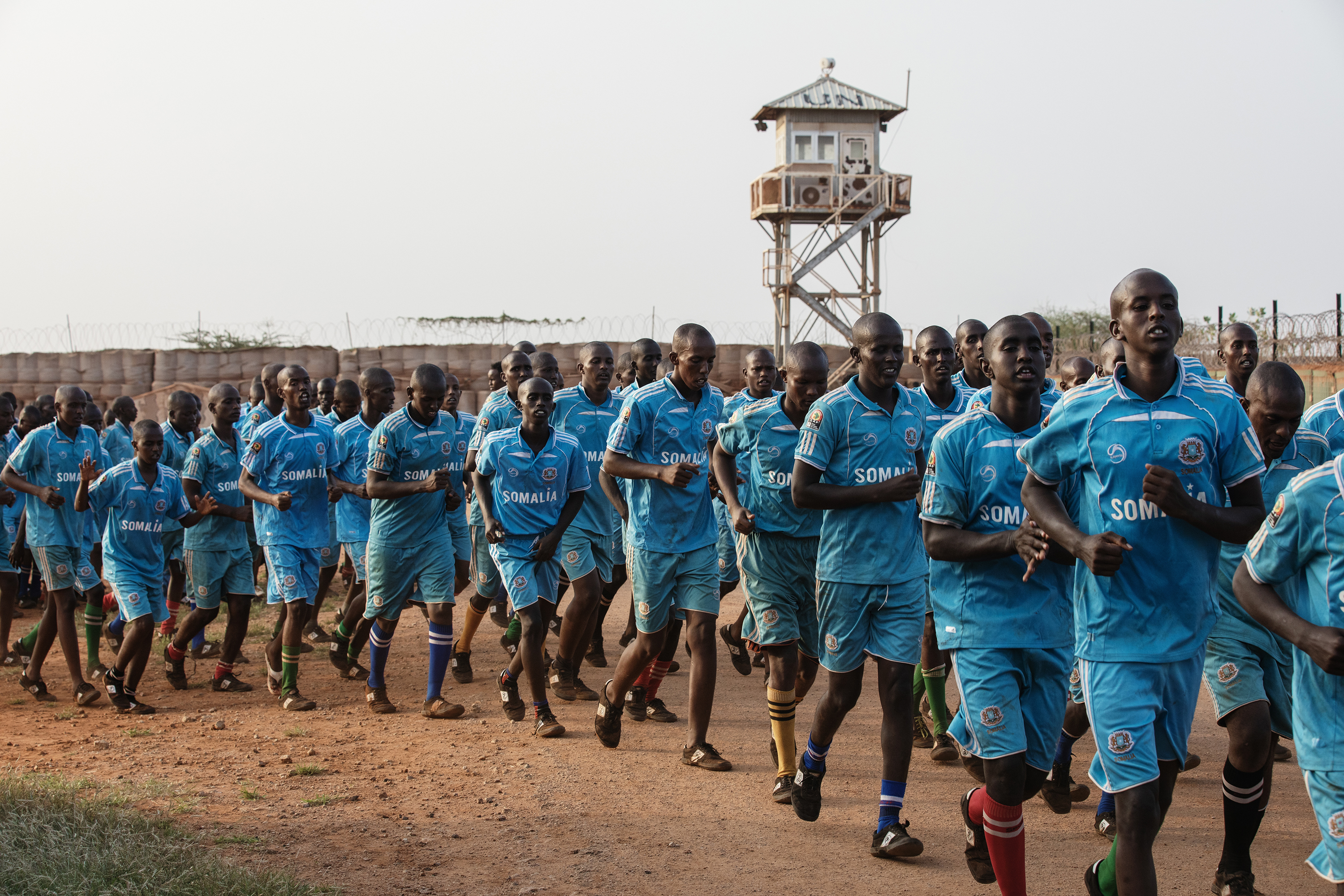 Somalia's Danab brigade soldiers, seen here in 2022, have been a somewhat effective — and U.S.-supported — way to keep al-Shabab at bay, but cuts to foreign aid make their positions less certain. (Malin Fezehai/For The Washington Post)