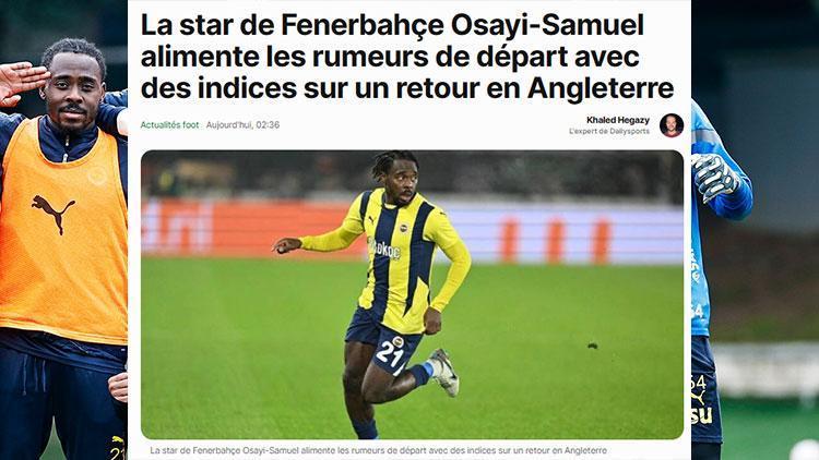 Fenerbahçeli Osayi'nin yeni durağı belli oluyor! Transferde 2 kulüp yarışta