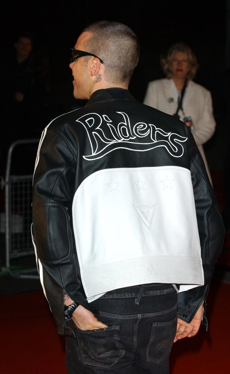Williams’ jacket at the 2005 Brit Awards (Ian West/PA)
