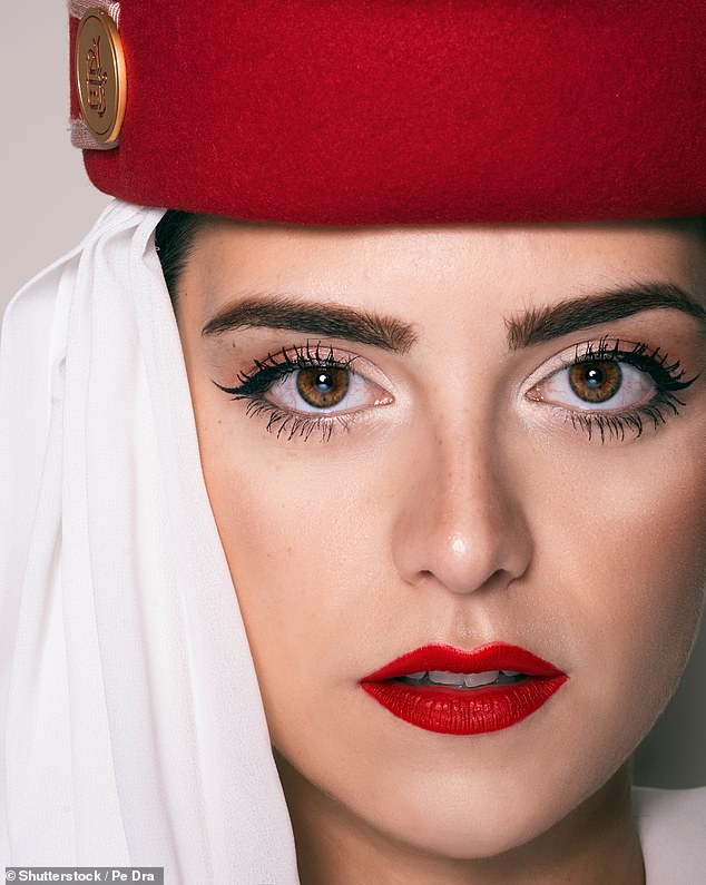 Flight attendant reveals the real reason they wear red lipstick