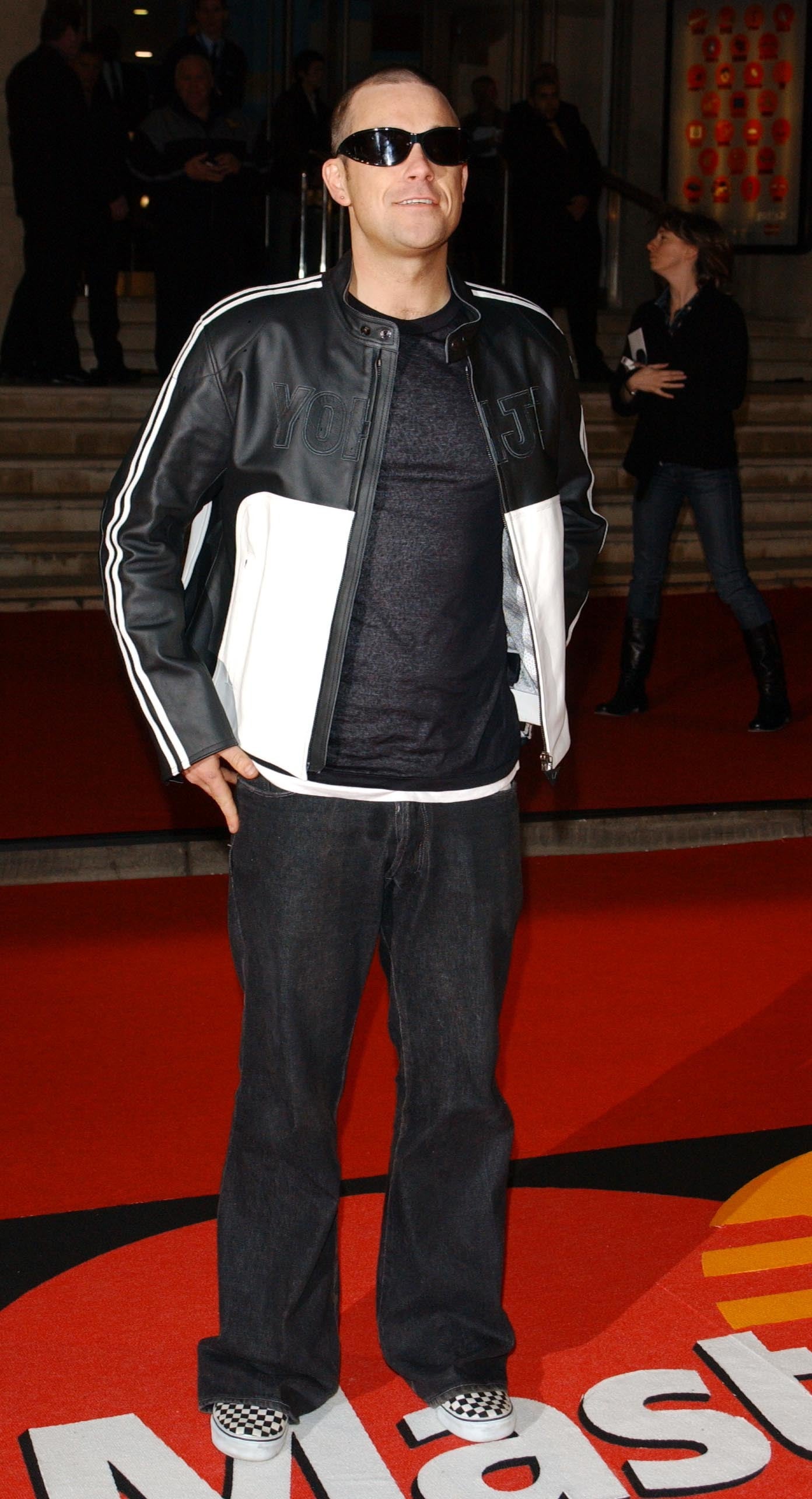 Robbie Williams at the 2005 Brit Awards (Ian West/PA)