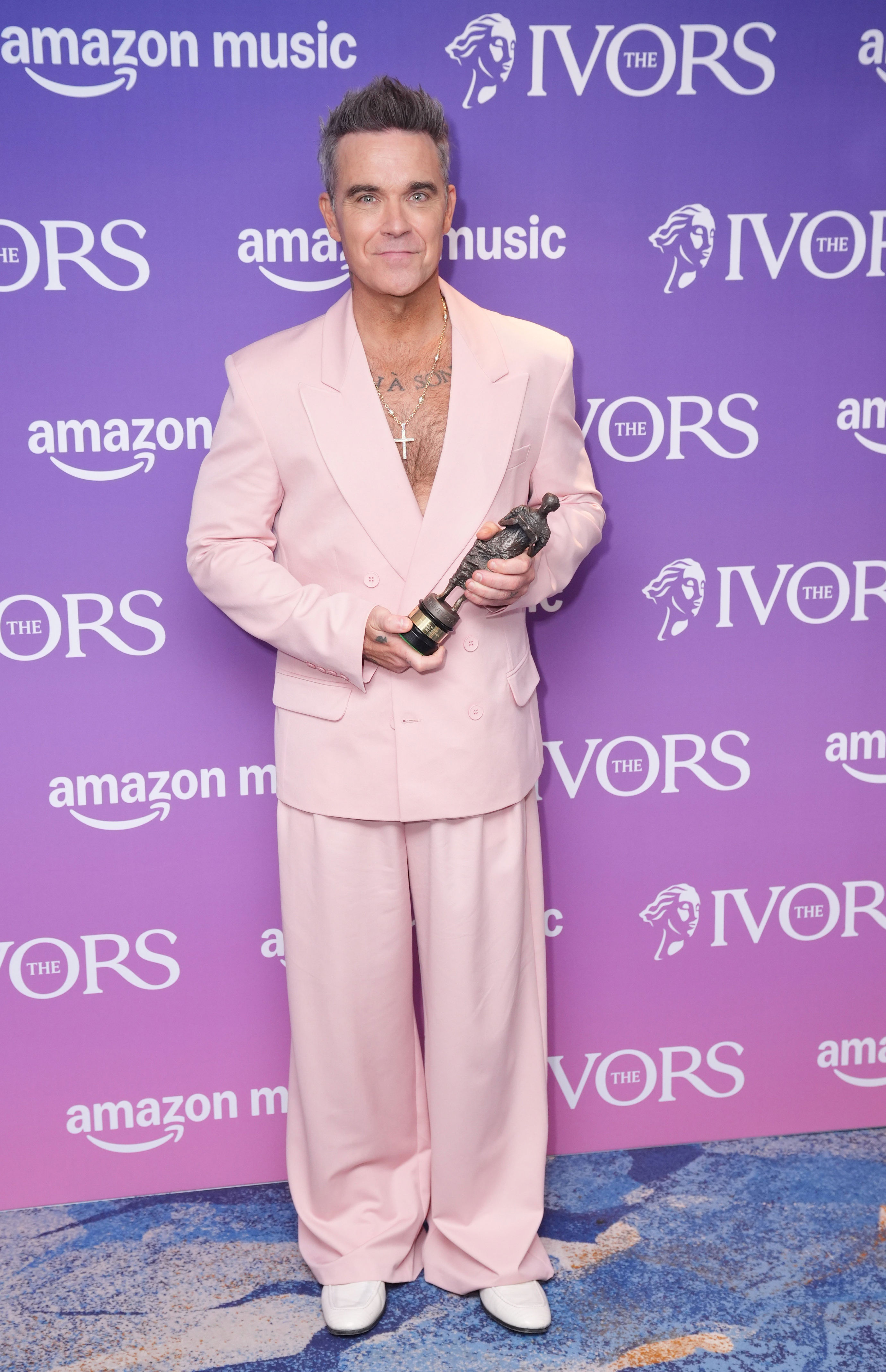 Williams at the Ivor Novello Awards 2025 (Ben Whitley/PA)