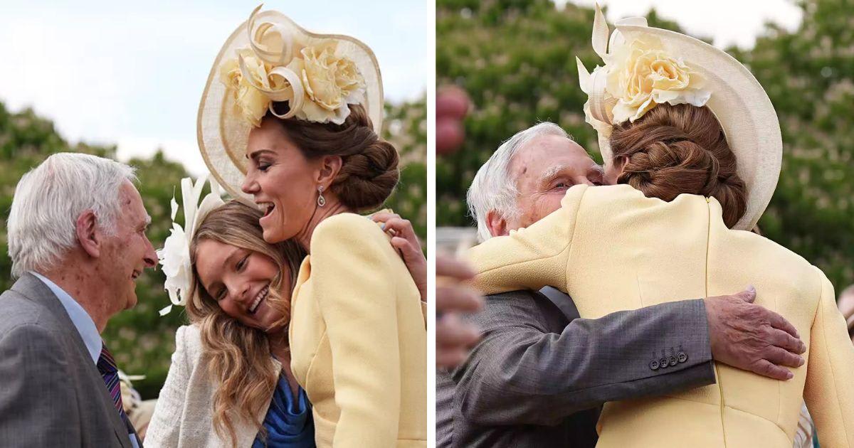Kate Middleton Breaks Royal Protocol By Hugging a Holocaust Survivor In