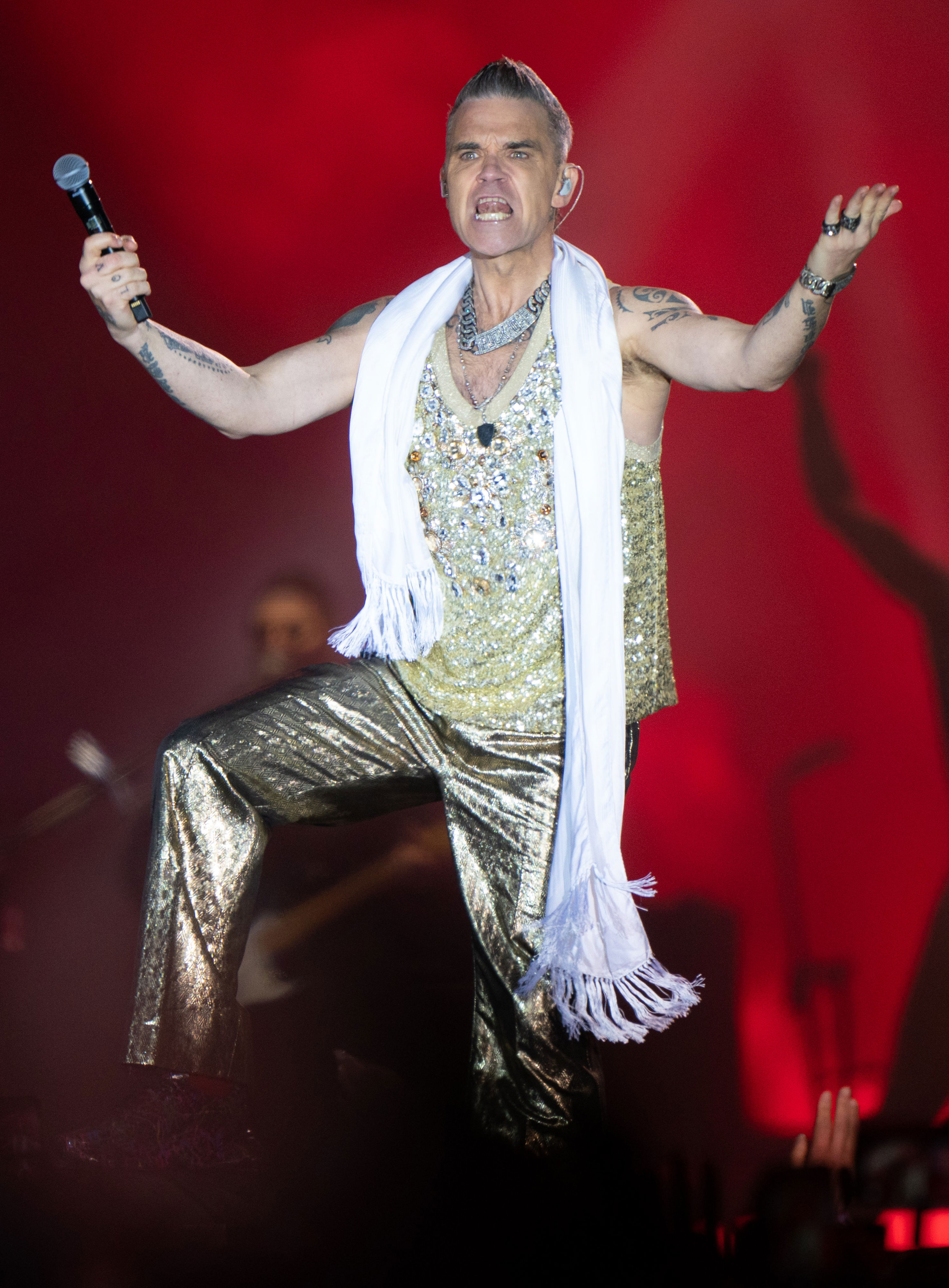 Williams performing at Sandringham Estate in Norfolk, 2023 (Joe Giddens/PA)