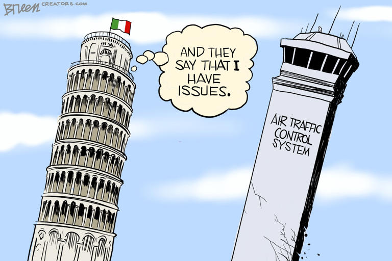 About Steve Breen - Steve Breen was born in Los Angeles in 1970 and raised in Orange County. He received a degree in political science in 1992 from the University of California at Riverside. Steve began his editorial cartooning career at the Asbury Park Press (NJ) and was hired by The San Diego Union-Tribune in 2001. He is a two-time winner of the Pulitzer Prize. Steve’s children’s books include “Stick,” “Violet the Pilot,” “Pug and Doug,” “Woodpecker Wants a Waffle,” “A Perfect Mess,” and “Unicorn Executions and Other Crazy Stuff My Kids Make Me Draw.” He is also the creator of the animated children's show “Powerbirds” for Universal Kids. Steve enjoys running, reading and playing the guitar. He lives in San Diego County with his wife and kids. Steve’s editorial cartoons and weekly caption contest, Caption It!, are nationally syndicated by Creators. Creators Syndicate