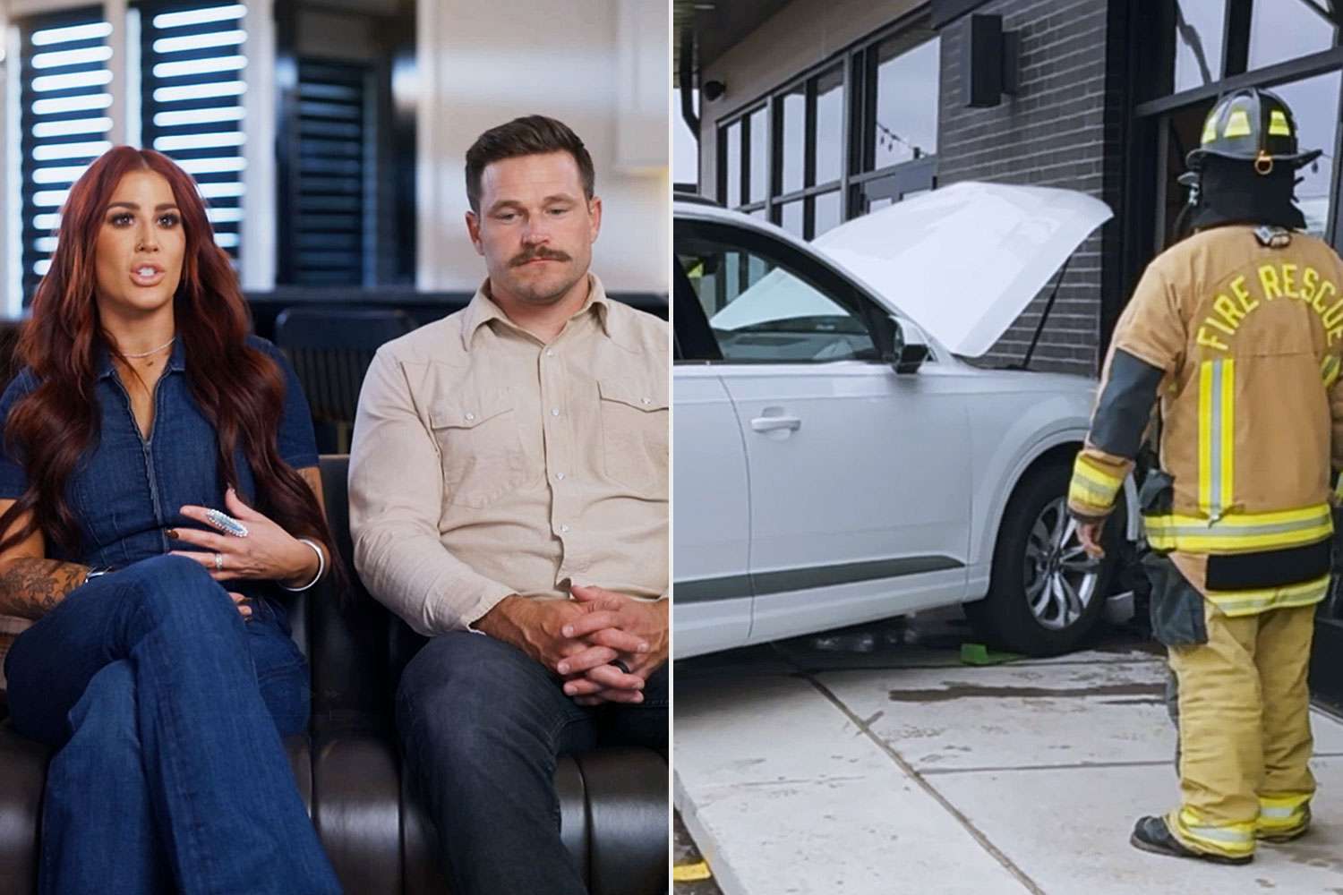 Chelsea & Cole DeBoer Watch Car Crash Through Front Window of Their ...