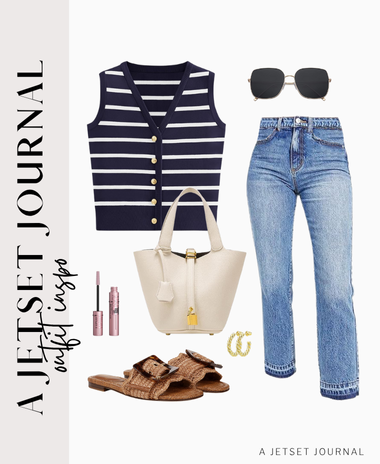 Cute new looks with sweater vests and jeans