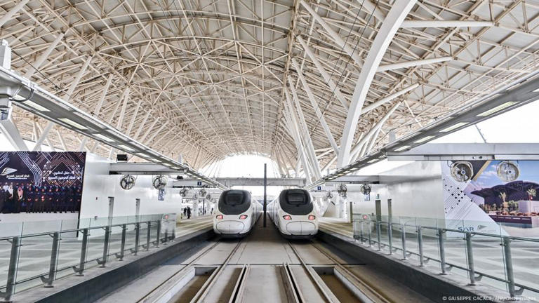 The high speed train to Mecca can carry over 300,000 people daily