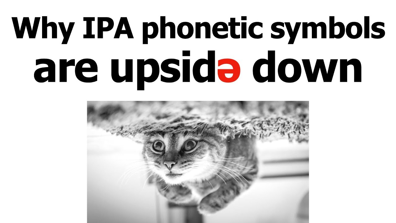 Why so many IPA phonetic symbols are UPSIDE DOWN