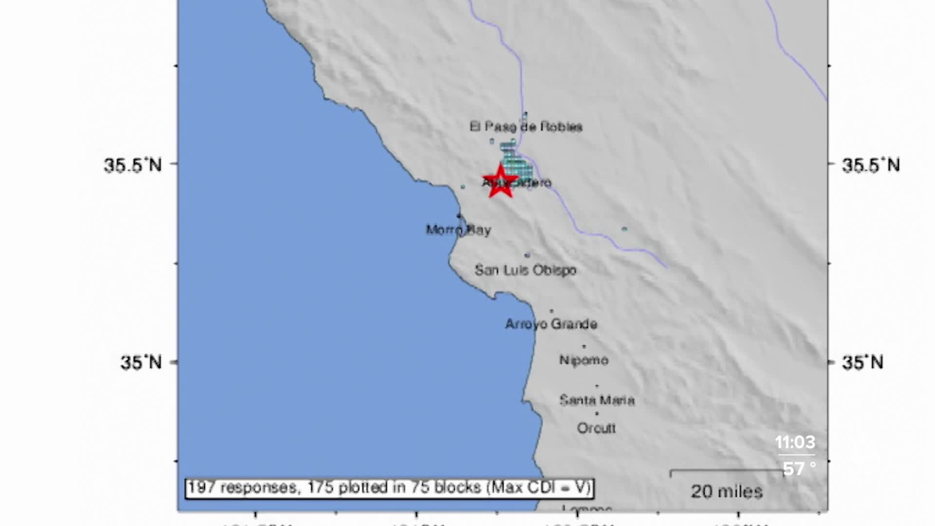 Earthquakes rattle northern San Luis Obispo County