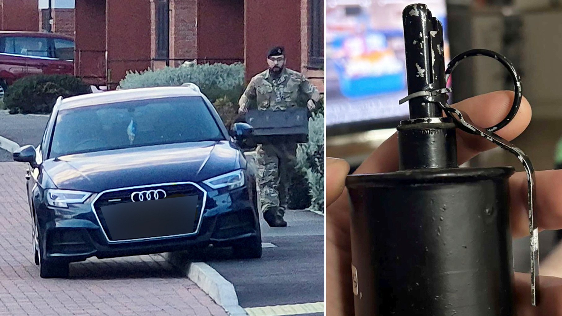 Man gets his street evacuated after pulling pin on WWII grenade from(02)