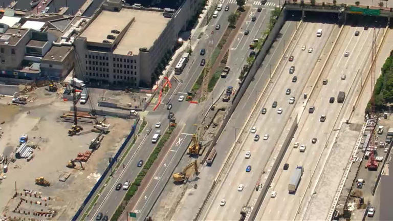I-95 Cap Project: Southbound lane closures begin Tuesday night