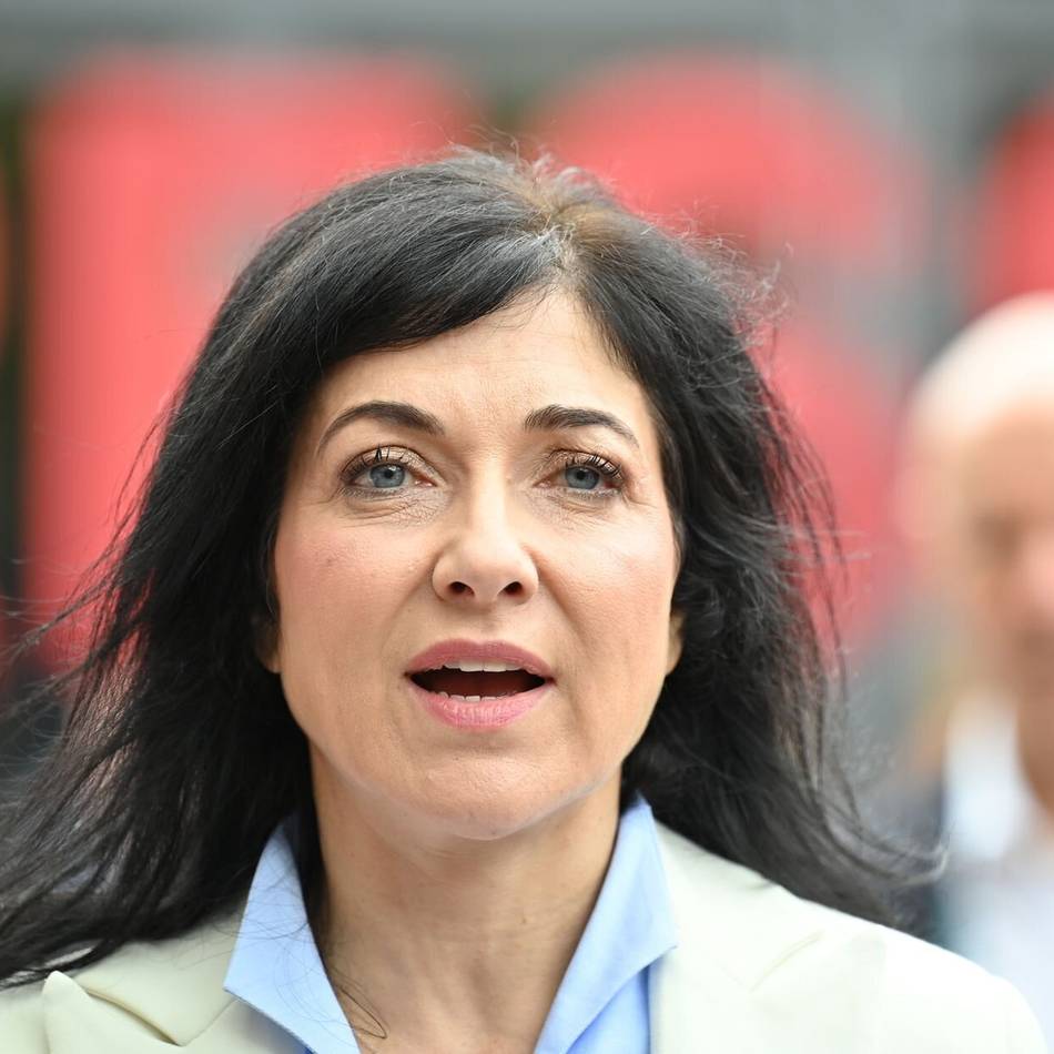  Bundeswirtschaftsministerin Katherina Reiche (CDU) am Mittwoch am Rande desBDEW-Kongresses in Berlin. 