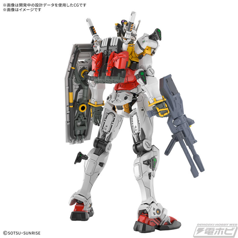 赤いガンダムとは異なる側頭部のデザイン再現！『ガンダム