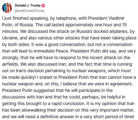 Putin, Trump discuss India-Pakistan conflict in a phone call: Kremlin