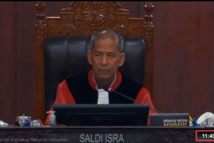Hakim Mahkamah Konstitusi (MK) Saldi Isra.