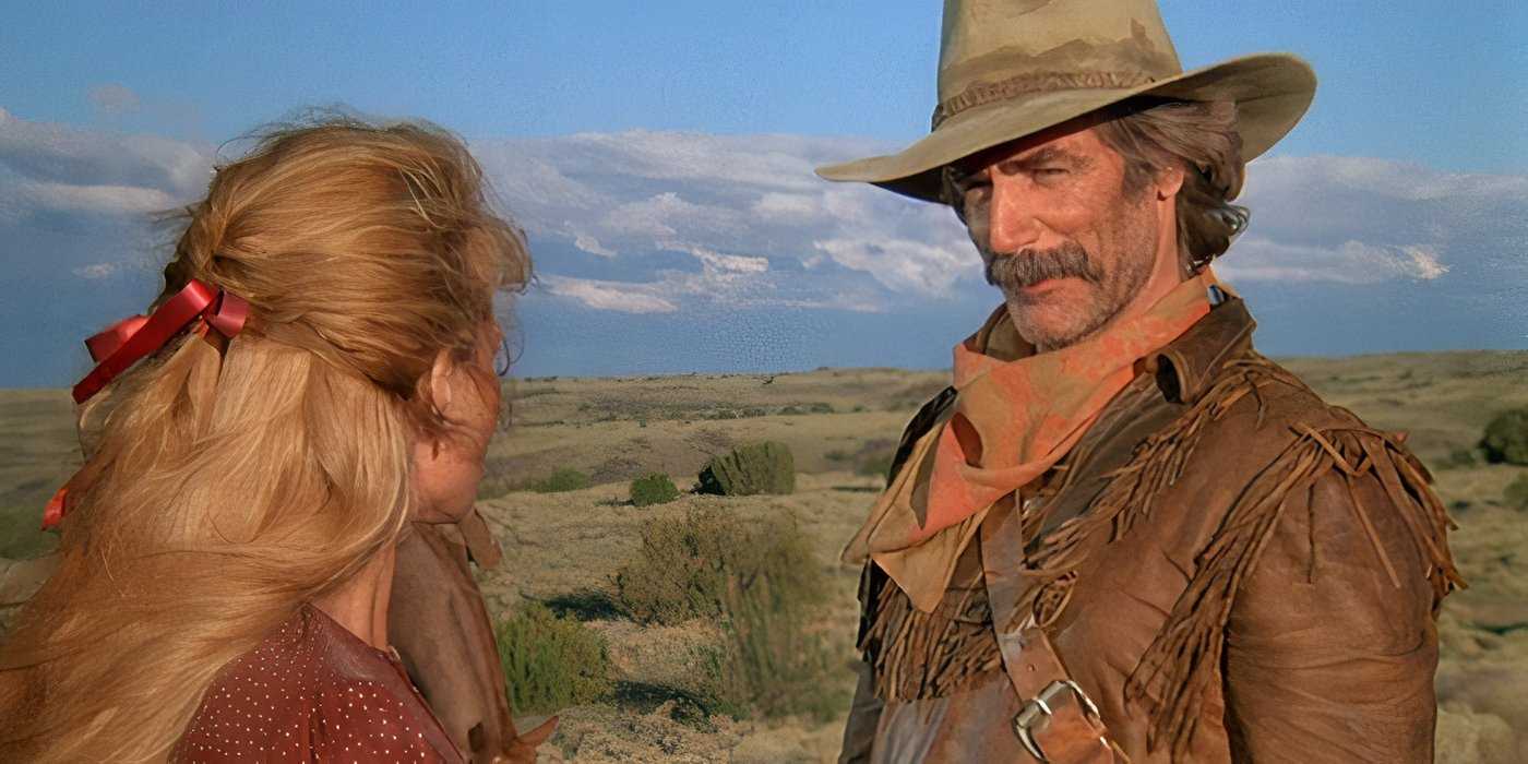 Sam Elliott with serious expression in The Quick and the Dead TV movie from 1987
