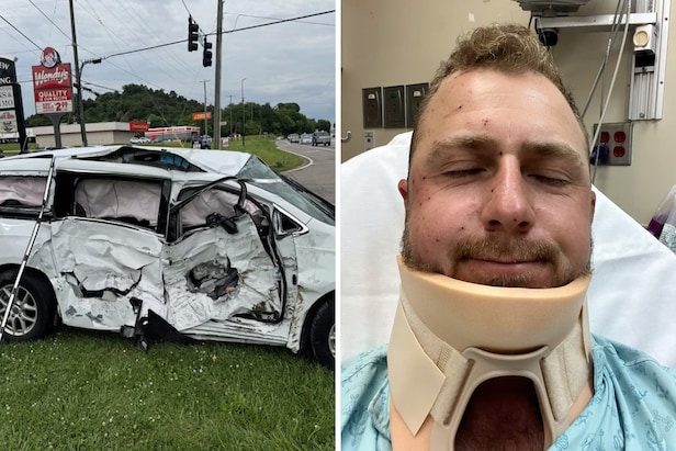 'Blood everywhere': Korn Ferry Tour pro tells story of scary car ...