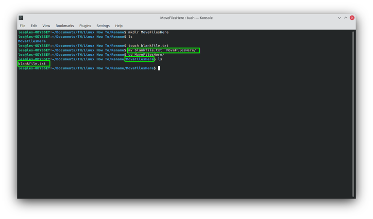 How To Move and Rename Files in the Linux Terminal