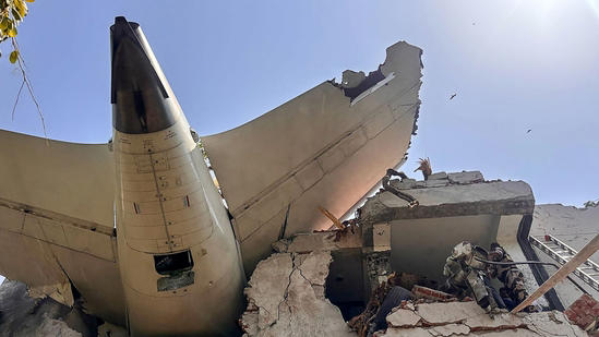 The London-bound Air India flight 171 passenger plane crashed on June 12 in Ahmedabad with 242 on board.