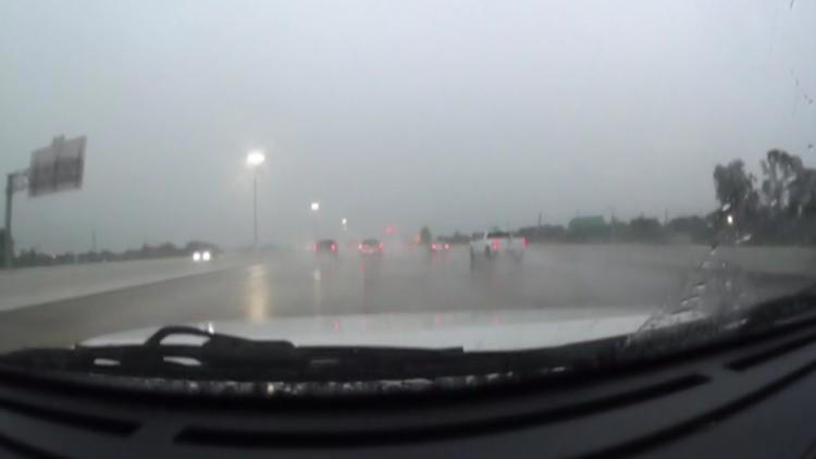 LIST: High water locations, street flooding as heavy rain falls in the