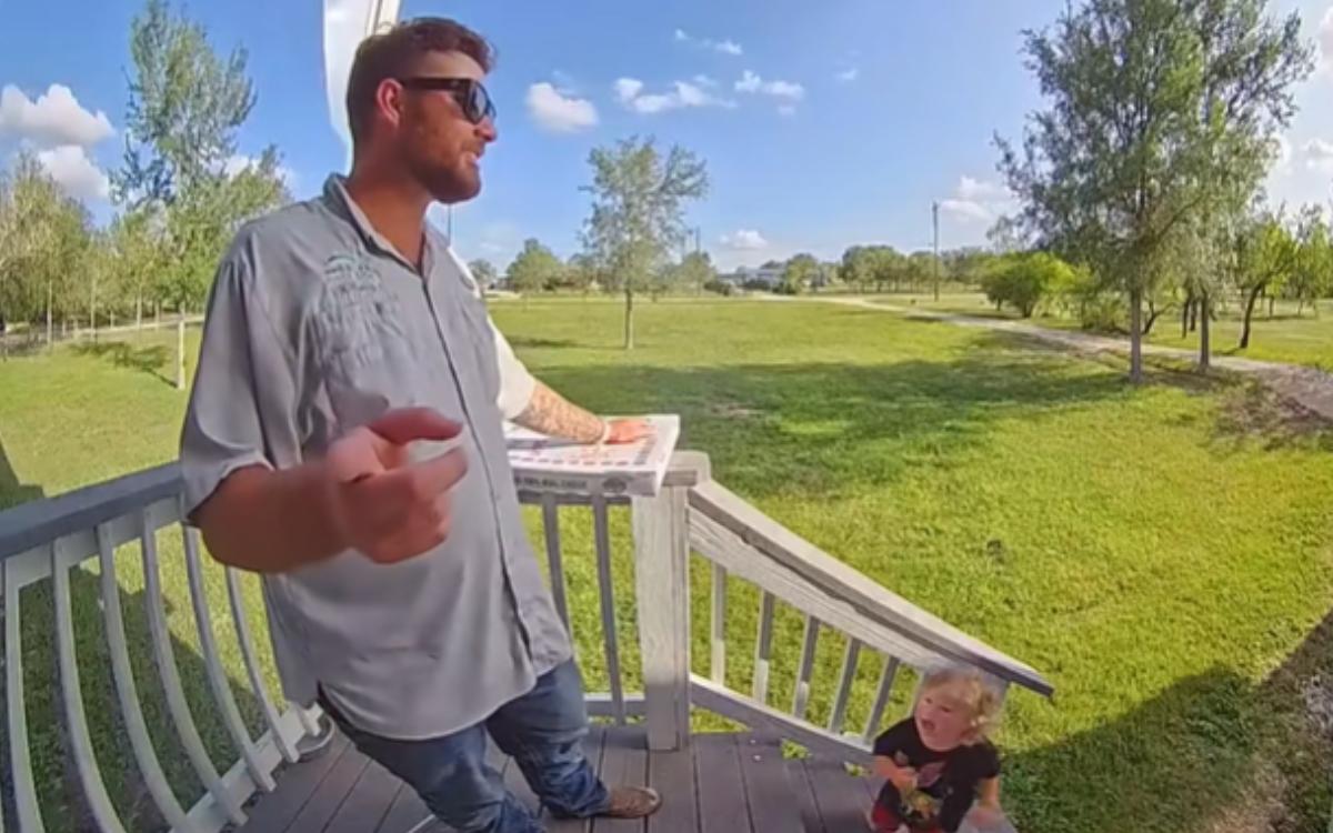 Dad Slips Up While Talking To Son And Doorbell Cam Captured Every Word