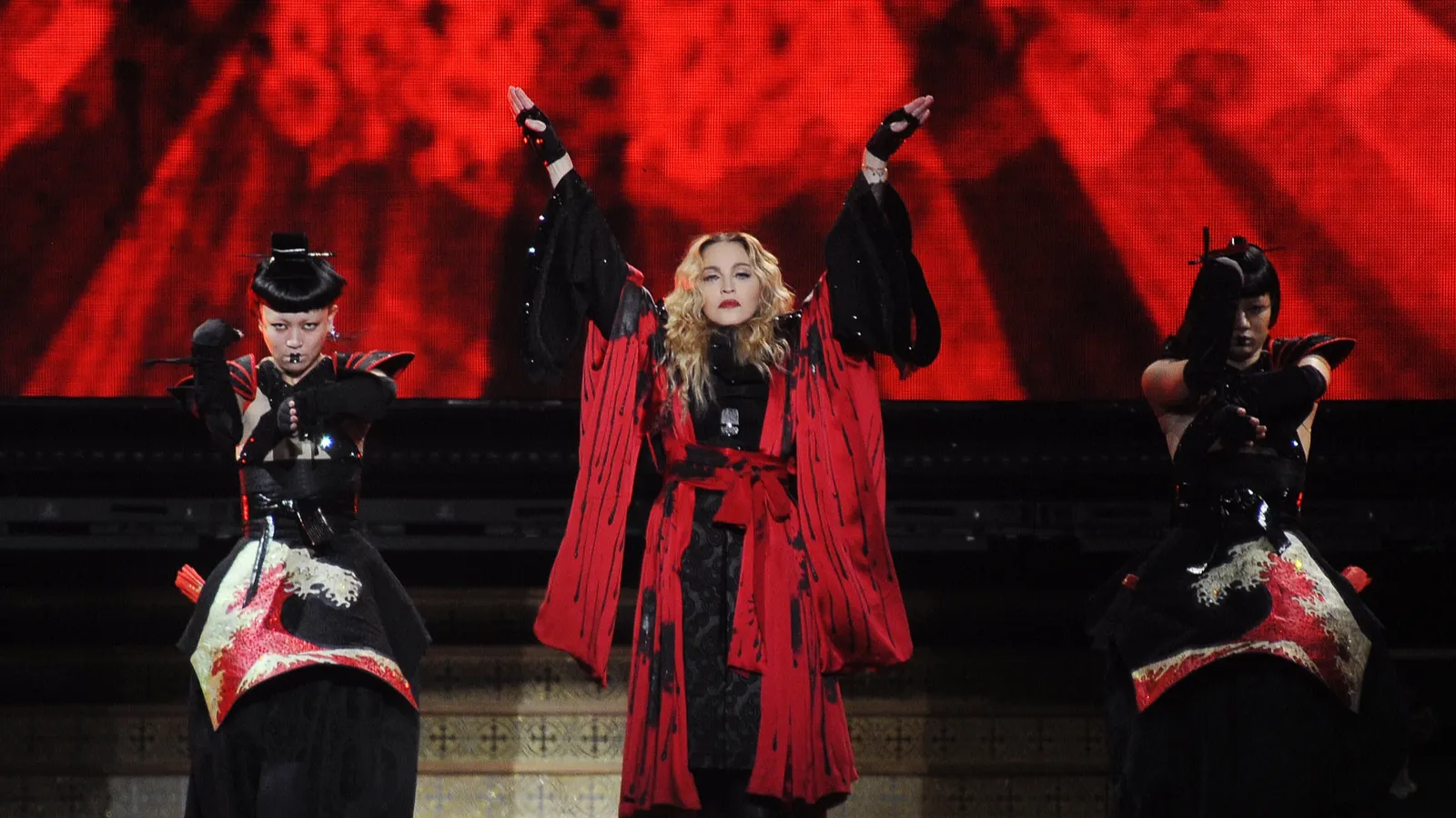 Madonna announces her first album in seven years with a stunning lace look