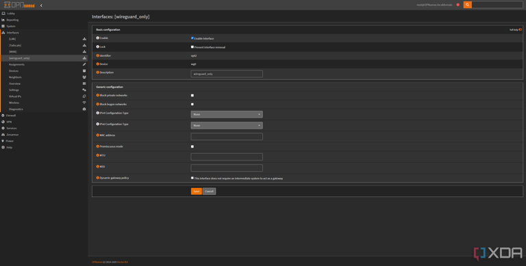 With a simple WireGuard interface on OPNsense, I can make sure certain ...