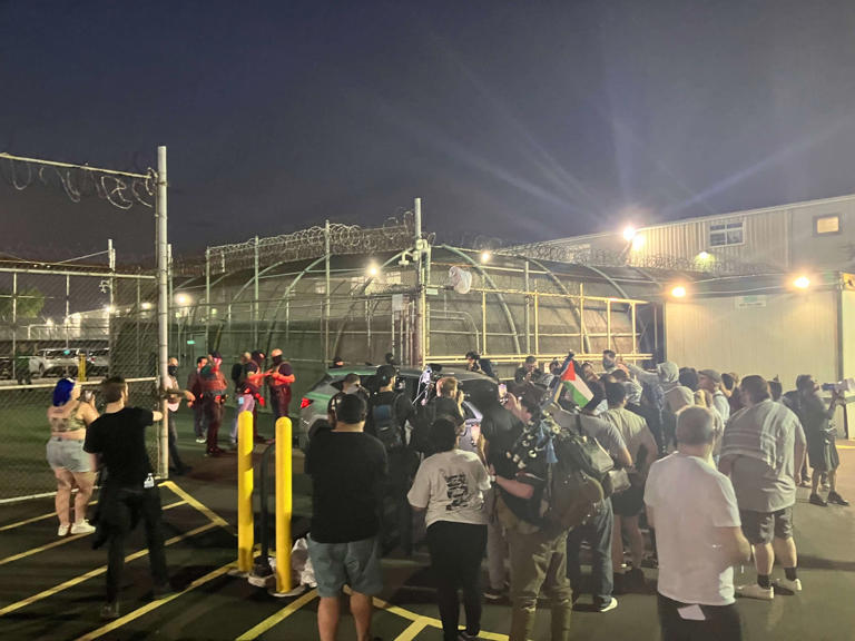 ICE detainees tear down a wall in uprising at N J detention facility