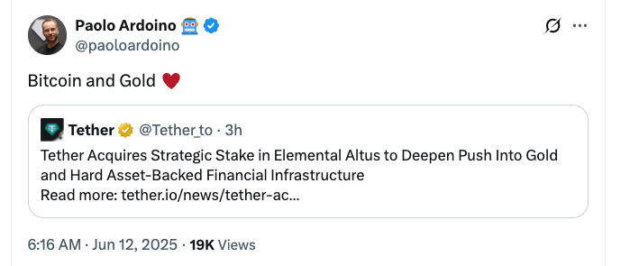 Tether, emissora do USDT, adquire 32% de participação em empresa ...