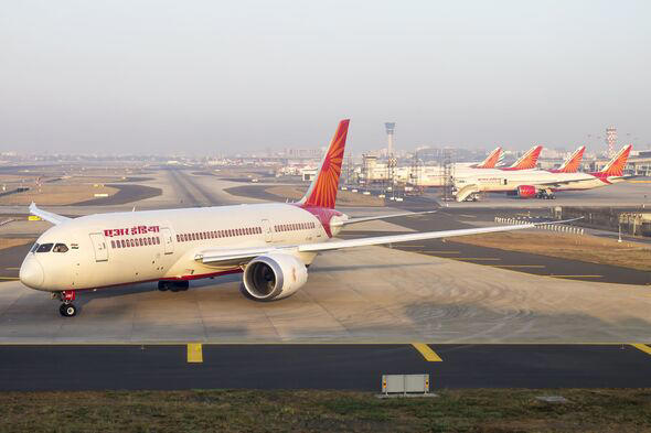 Fleet of Air India aircrafts at Mumbai Airport