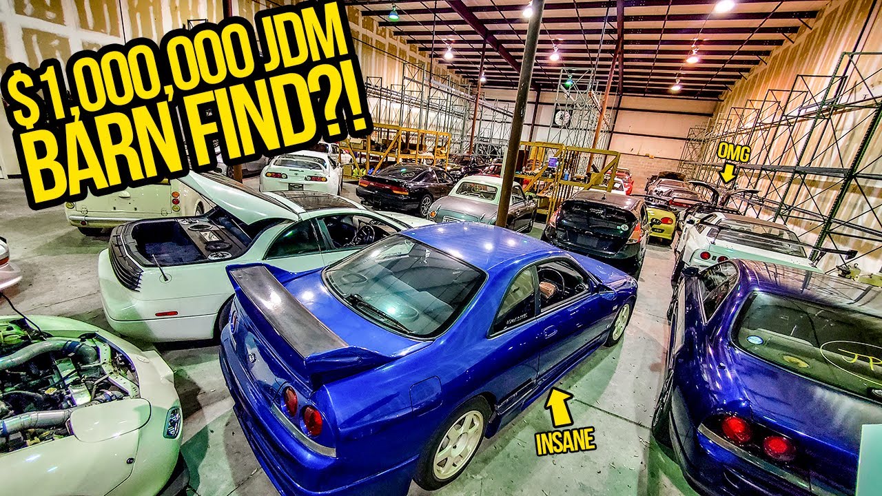 Massive JDM Find Rare Japanese Cars Worth Millions Revealed!