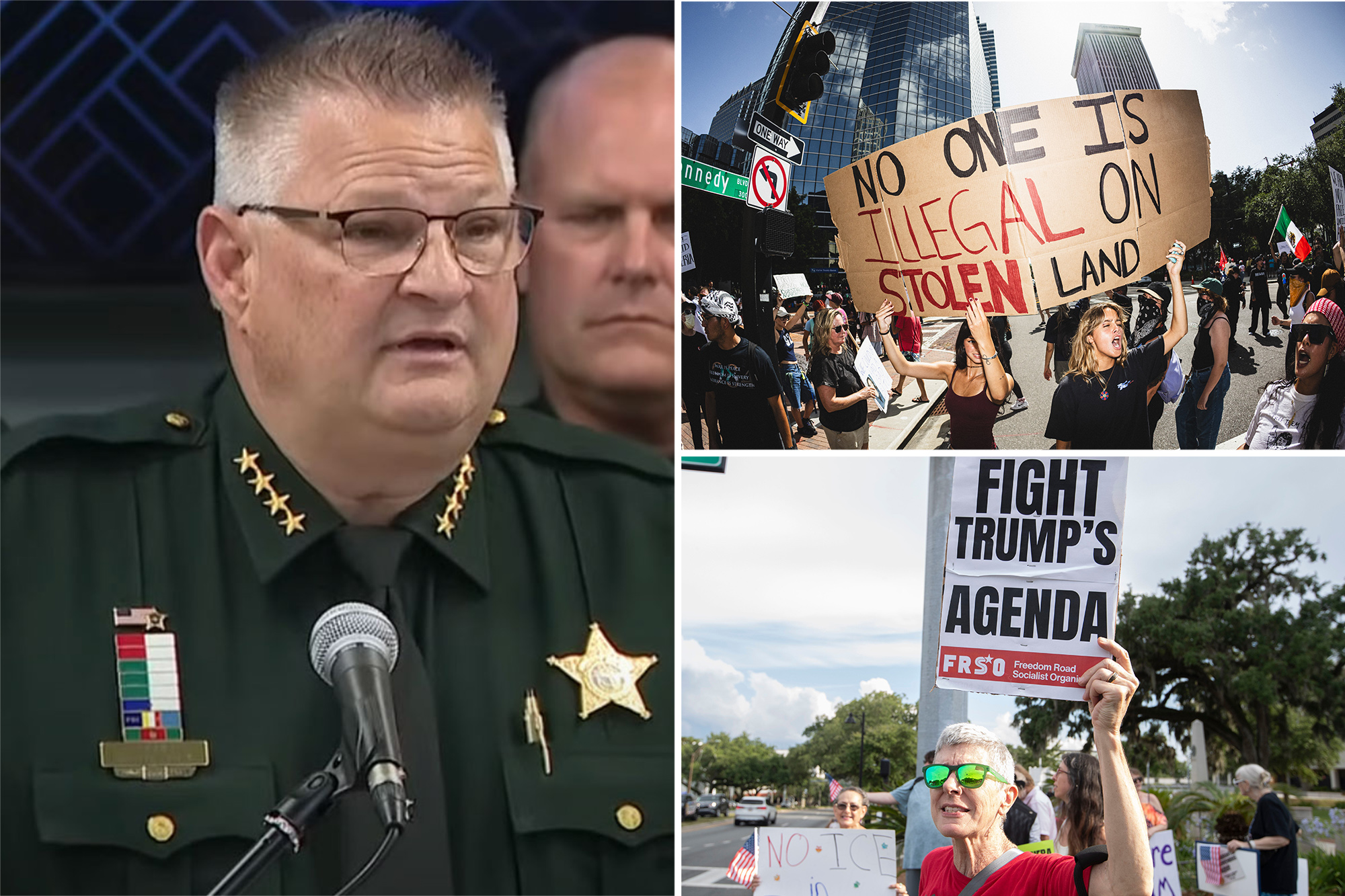 Florida Sheriff Warns Anti Ice Protesters We Will Kill You If You So