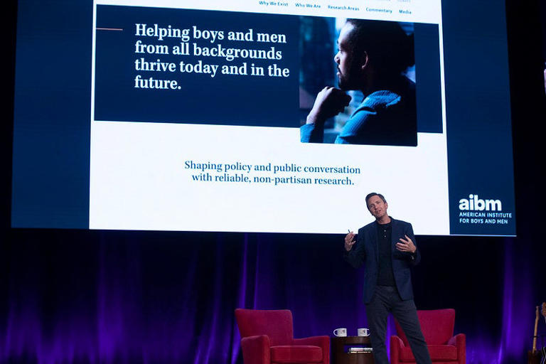 Many people find the work that Richard Reeves does confronting. He insists that people need to fight against their knee-jerk reactions and engage with the issues affecting boys and men in good faith (American Institute for Boys and Men)