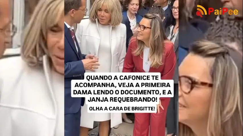 Janja é criticada por postura ao lado de Brigitte Macron em encontro ...