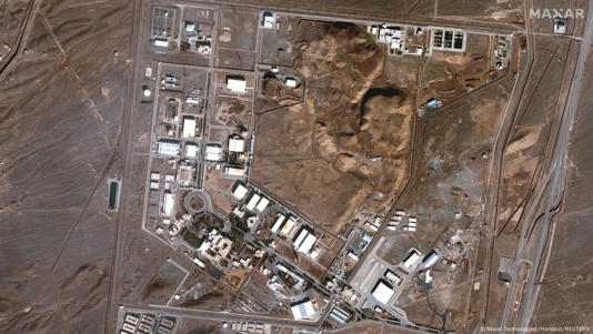 Аэрофотоснимок ядерного объекта в Натанзе с января 2025 года