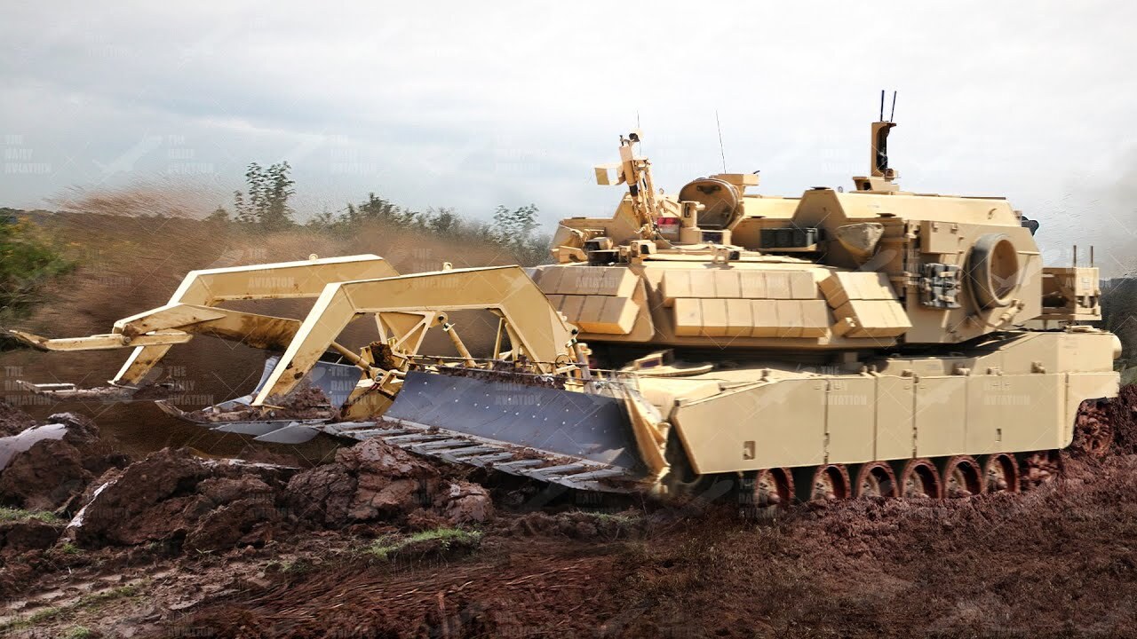 Powerful US Tank Destroys Any Obstacles