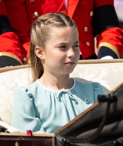 Princess Charlotte, 10, Shines in a Meaningful Diamond Heirloom Gifted by  Queen Elizabeth to Trooping the Colour
