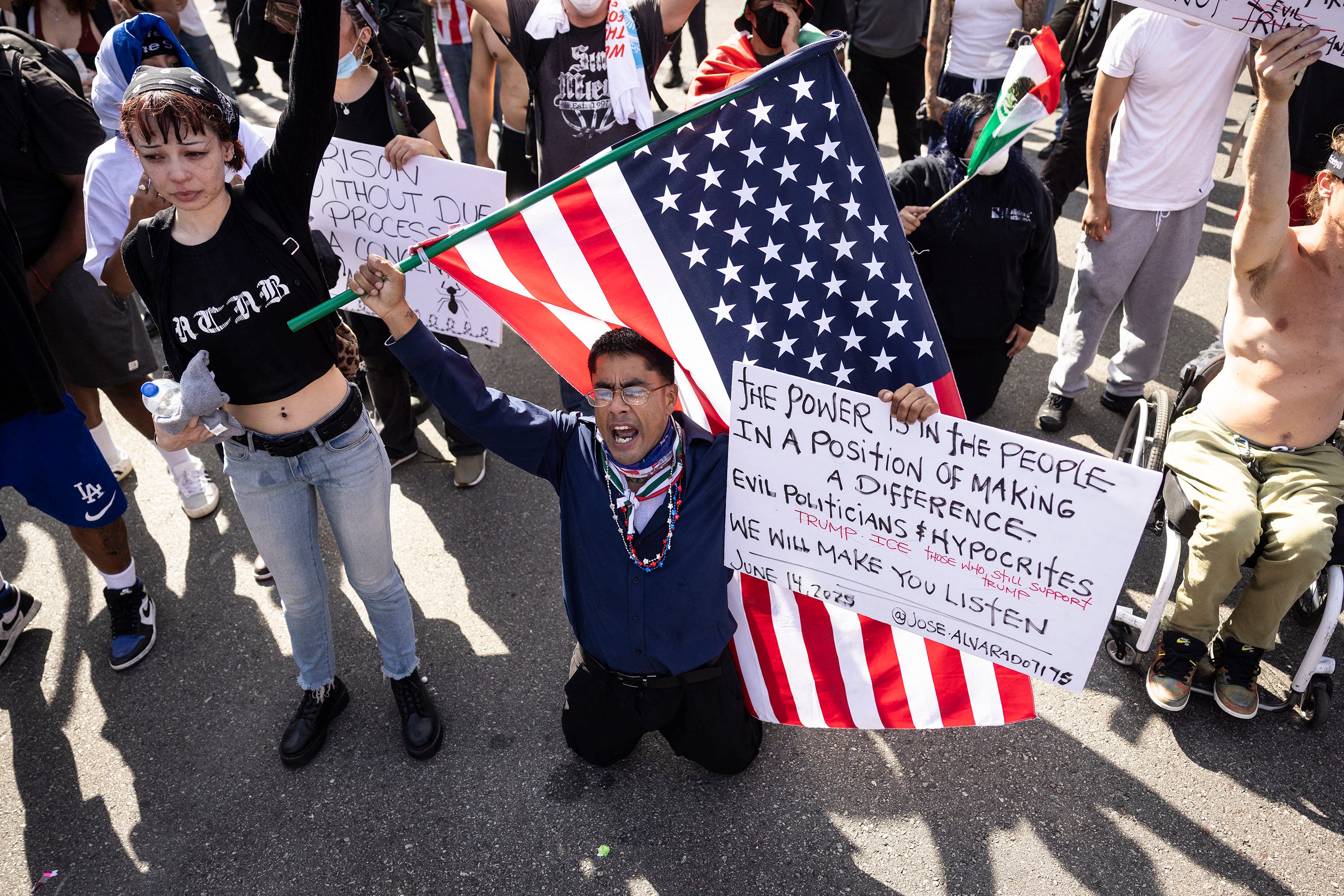 'No Kings' Recap: SUV drives into crowd; rallies largely peaceful, draw ...