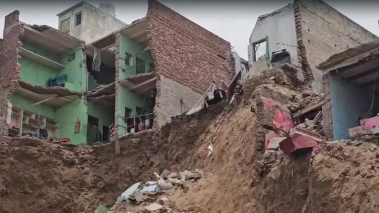 6 houses collapse in UP's Mathura during excavation work, several feared trapped