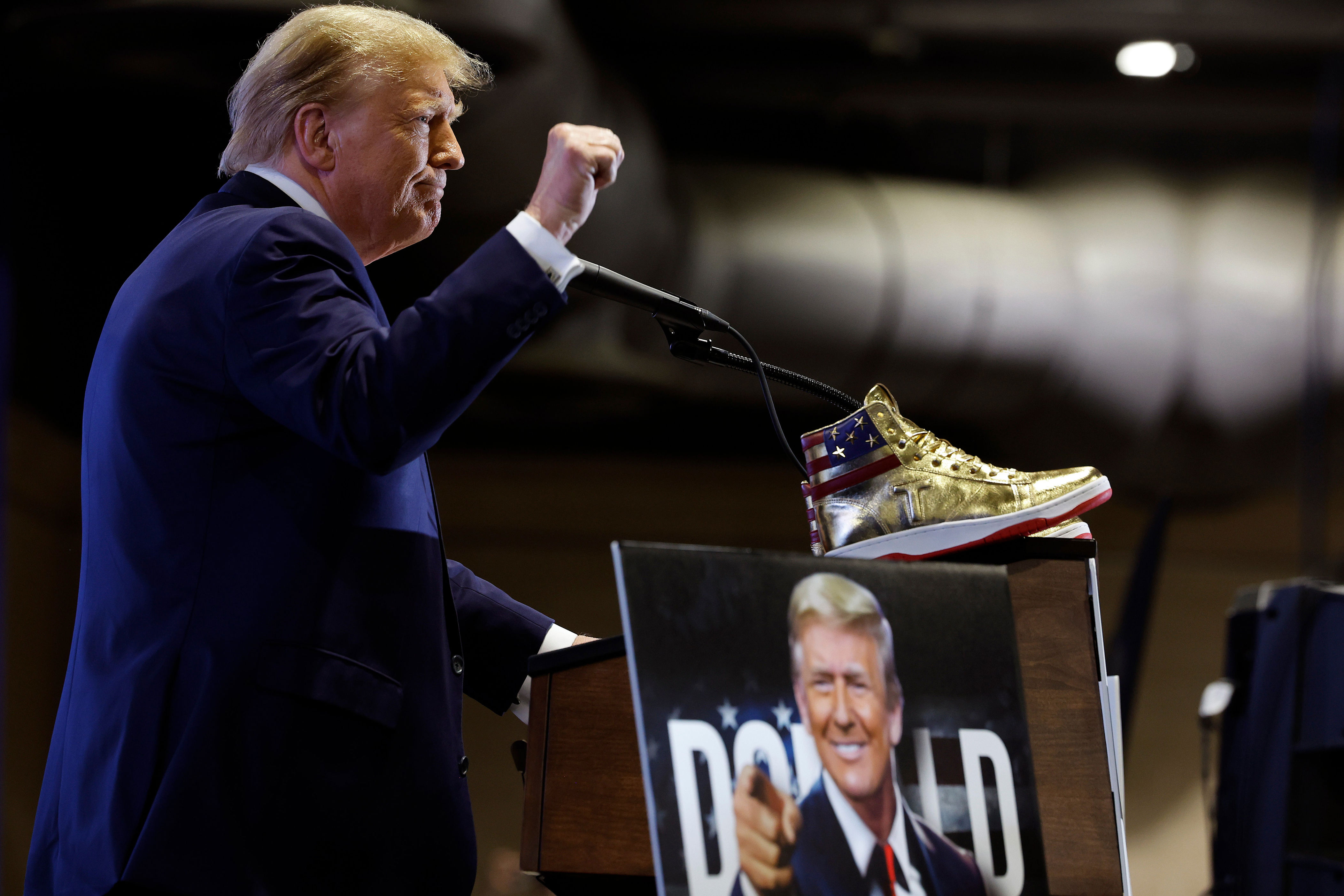 Trump made $10million selling guitars, bibles, watches and sneakers ...
