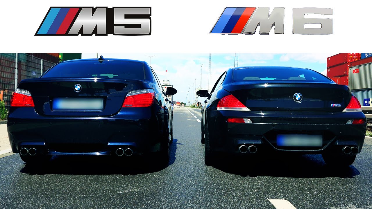 BMW M6 V10 Exhaust Sound vs M5 E60 – Revs, Acceleration & V10 Showdown