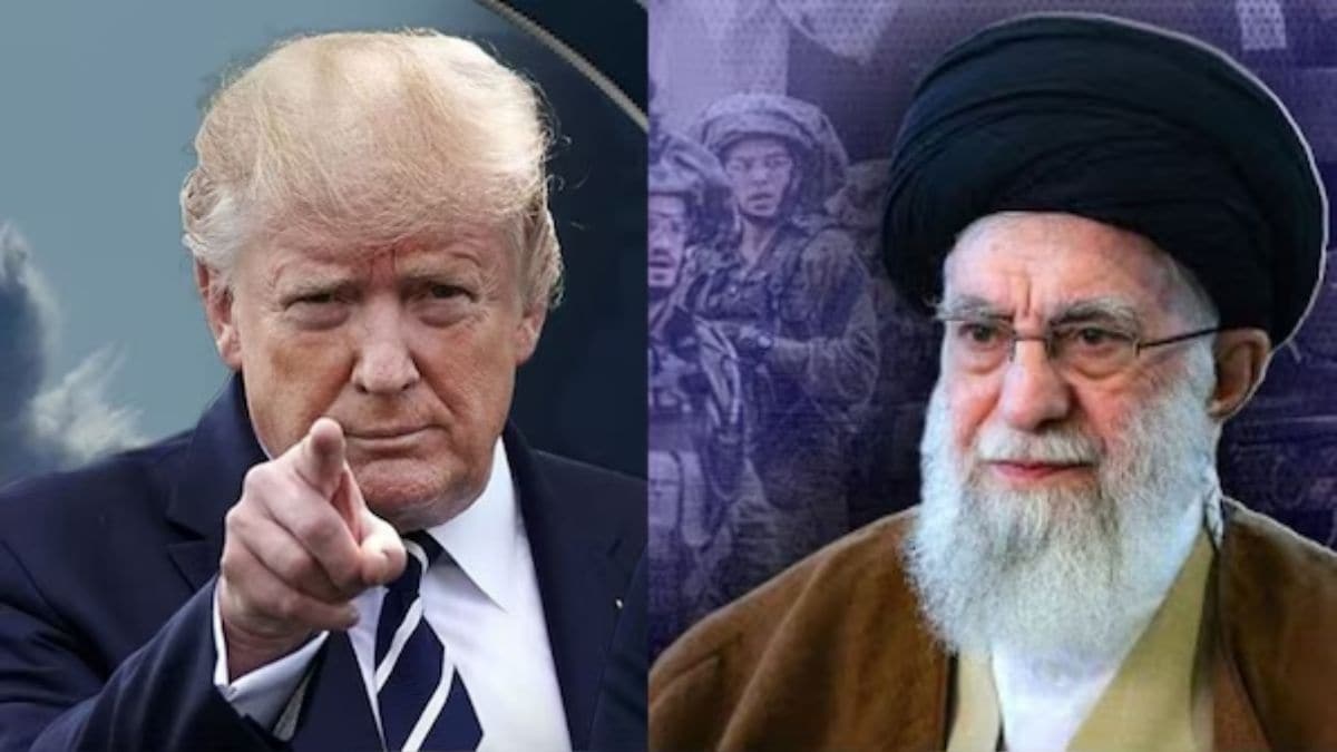 US President Donald Trump and Iranian Supreme Leader Ayatollah Khamenei.