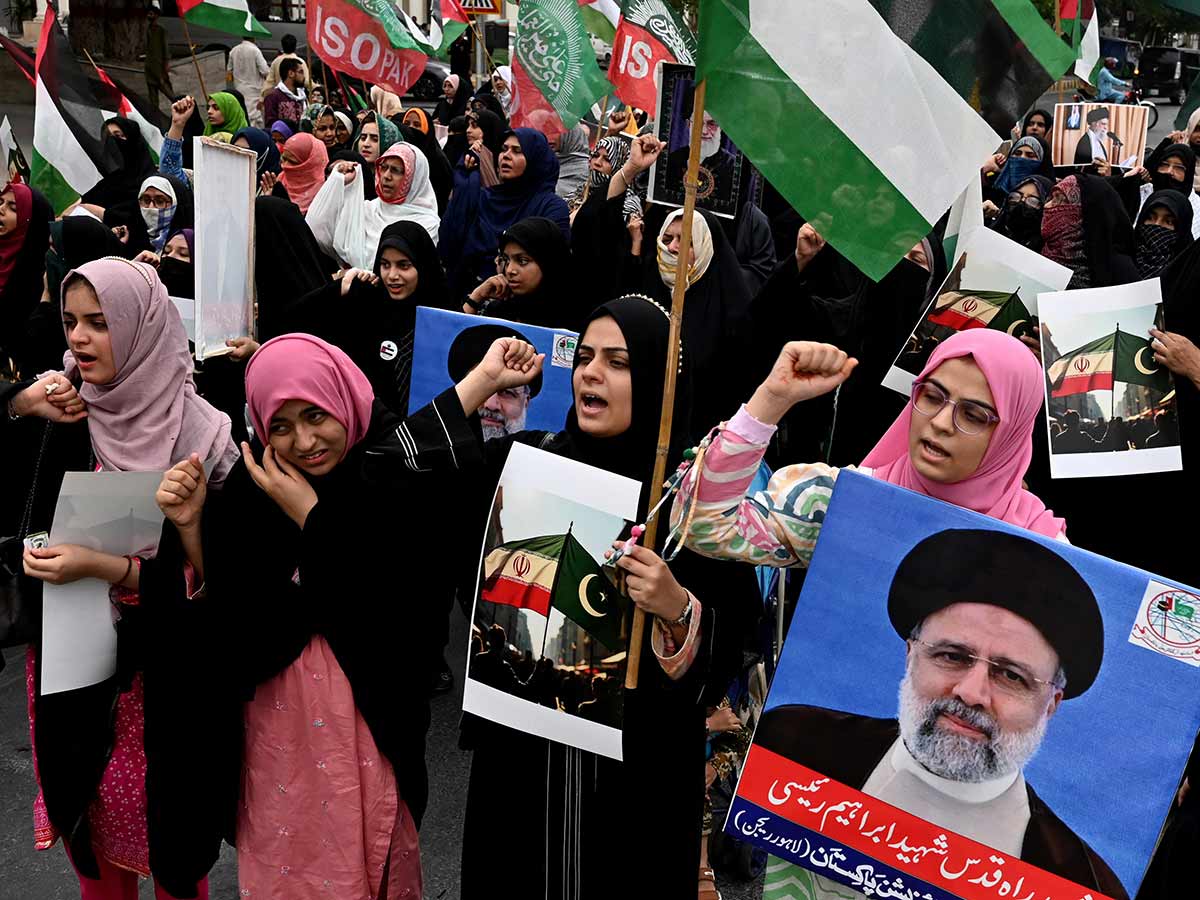 Protestas por el conflicto entre Israel e irán. (AFP)
